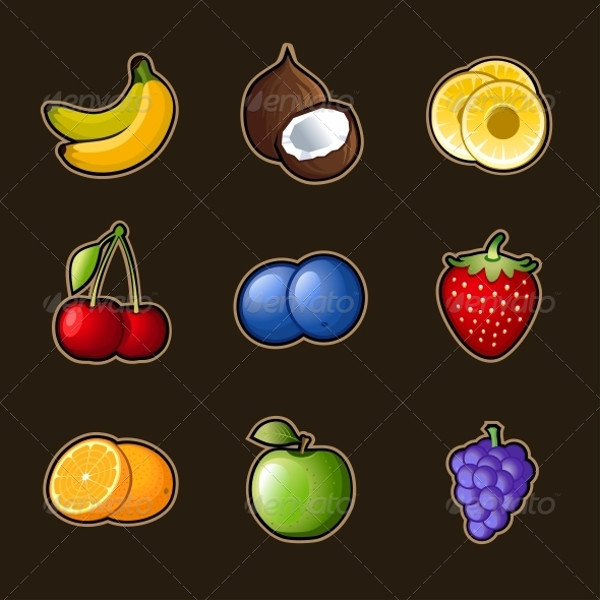 Download Delicious Fruits Icons