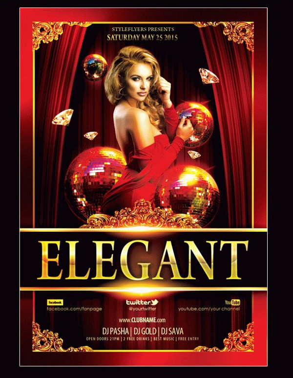 Elegant Night Party Flyer