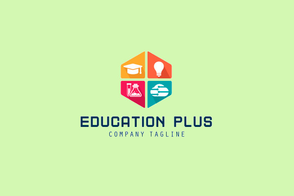 Elegant University Education Logo