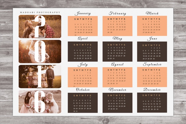 Family Wall Calendar Design