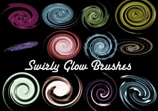 Fantasy Swirly Glow Brushes