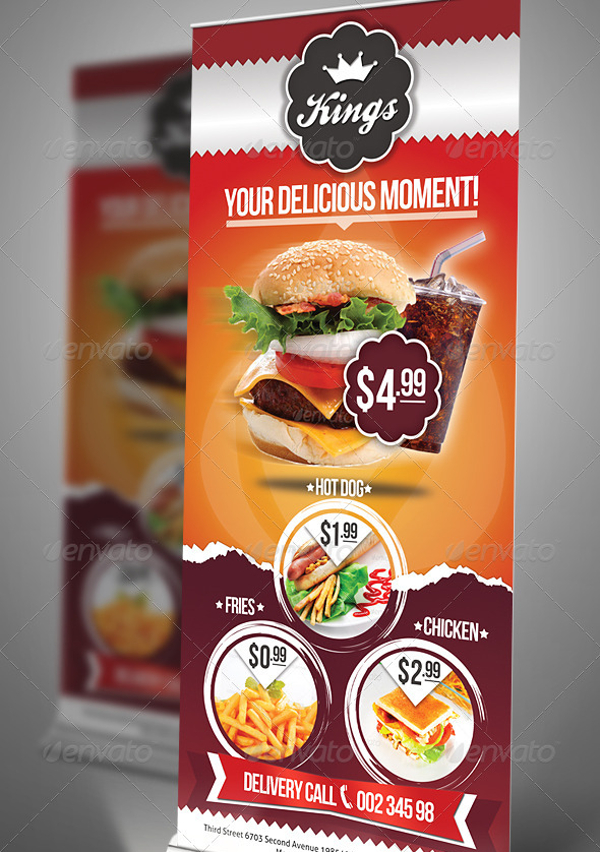 Fast Food Promotion Banner