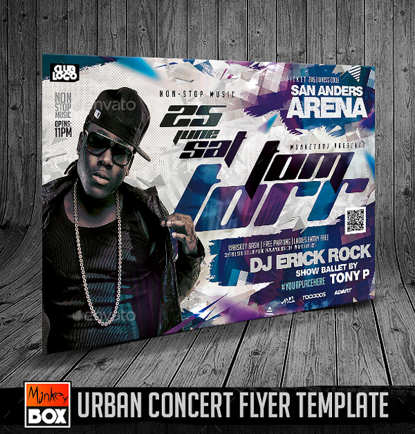 Festival Urban Concert Flyer