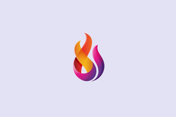 Fire Abstract Logo Design