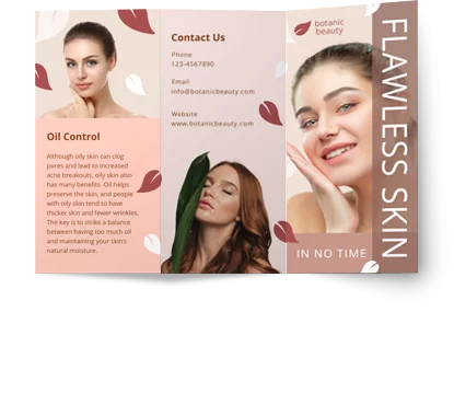 Free Customizable Beauty Brochure Templates