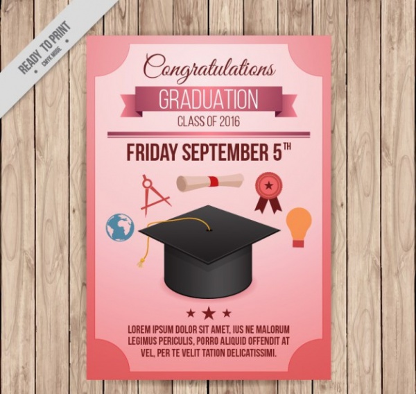 Graduation University Flyer Design