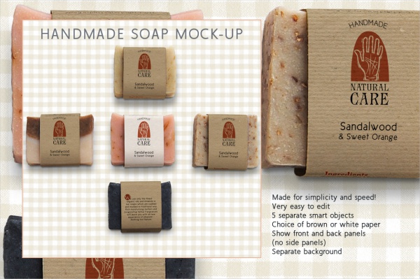 Handmade Soap Label Design