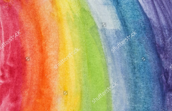High Quality Rainbow Watercolor Texture