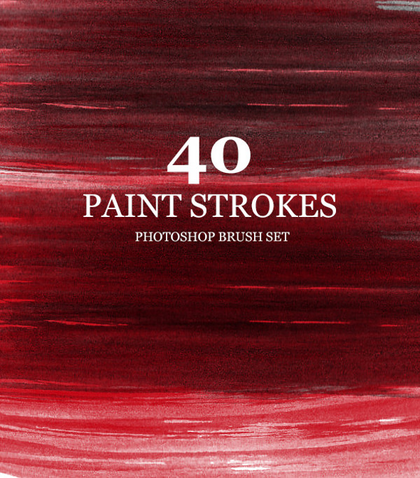 High Res Paint Strokes Brushes