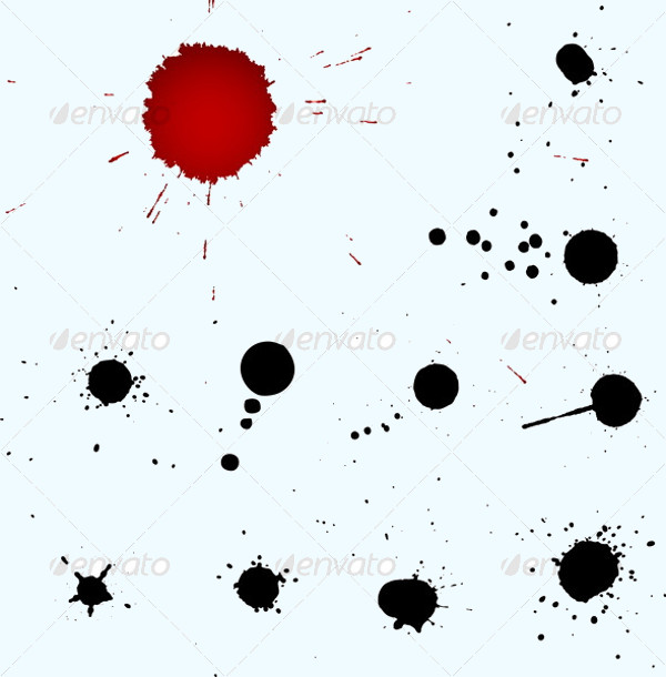 High Resolution Blood Drop Vector