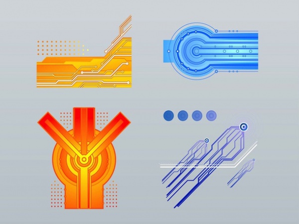 High Resolution Technology Vector