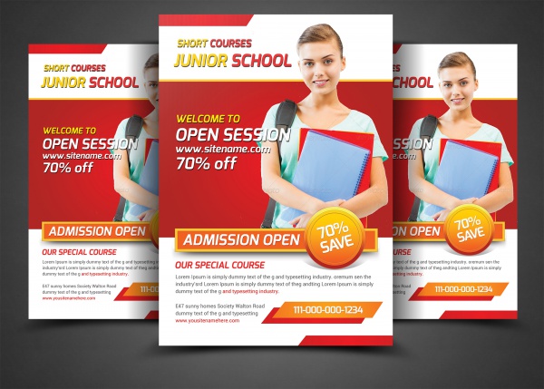 FREE 30+ School Flyer Templates in PSD | Vector EPS | InDesign | MS ...