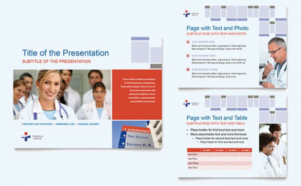 Hospital Project PowerPoint Template