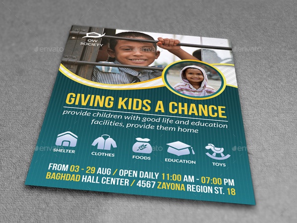 Kid's Charity Flyer Template