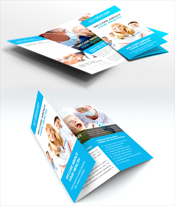 Medical care advertisement Brochure