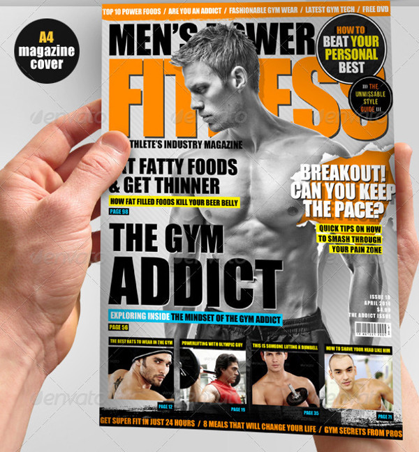 Men's Power Fitness Health Magazine