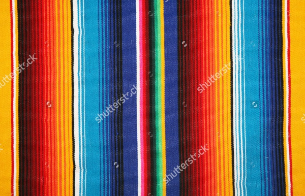 Mexican Striped Pattern Design