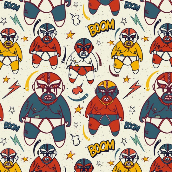 Mexican Wrestling Pattern