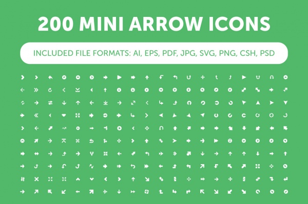 Mini Arrow Icons Bundle