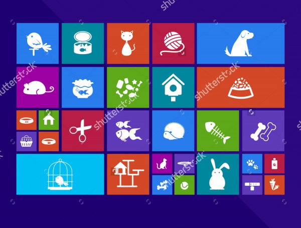 Minimal Windows 8 Illustration Icons