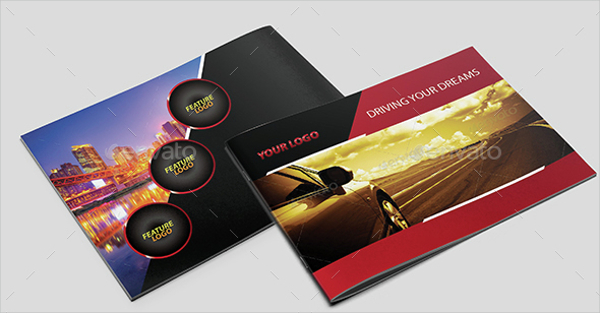 Modern A4 Design for Car Brochure