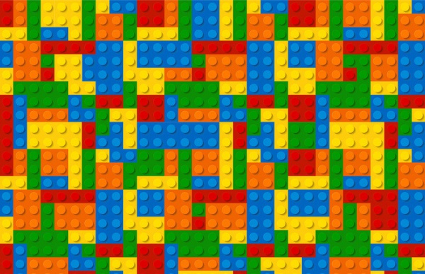 Multi-color Lego Puzzle Pattern