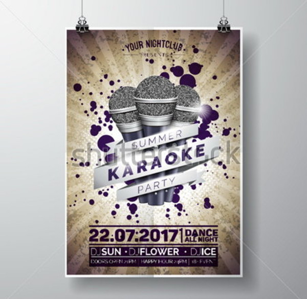 Multipurpose Flyer for Karaoke