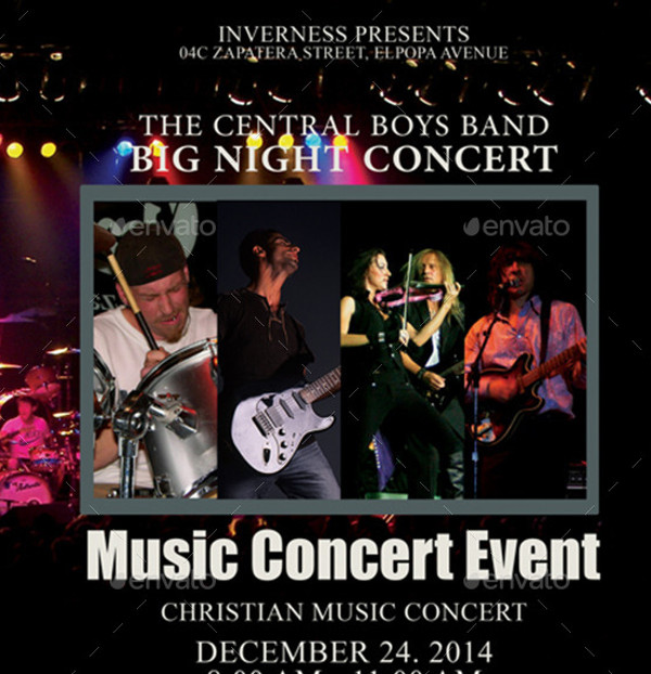Music Concert Event Brochure