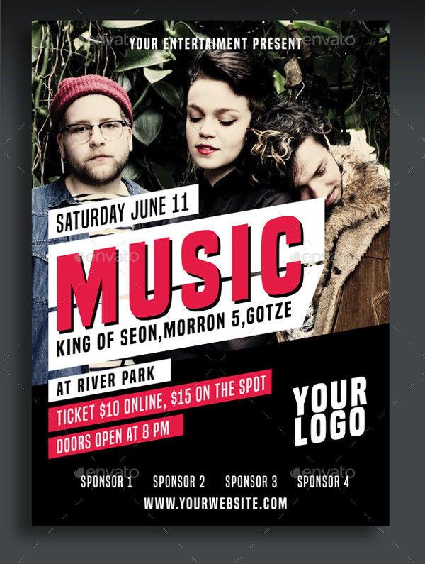 Music Concert Flyer Design