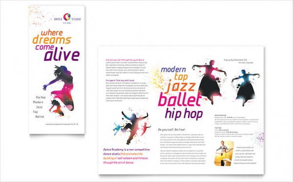 Musical Dance Studio Brochure