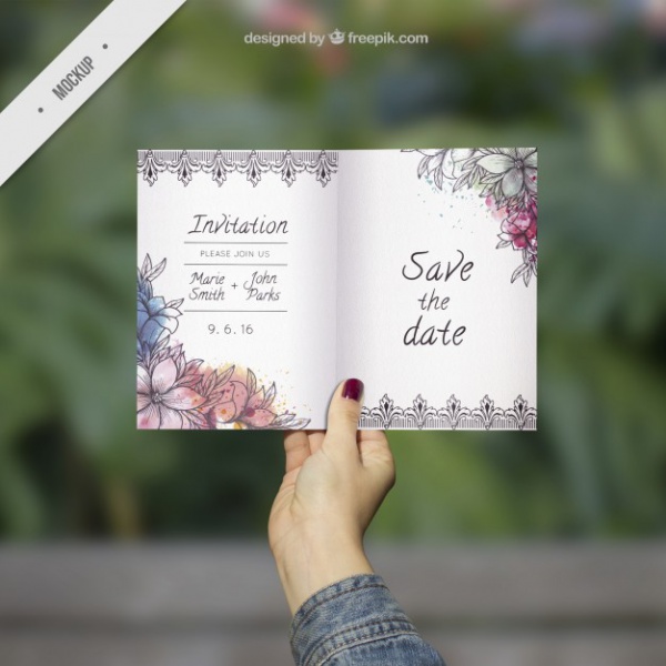 Free 26 Wedding Invitation Mockup Designs In Psd Ai Ms Word Vector Eps Pages Indesign