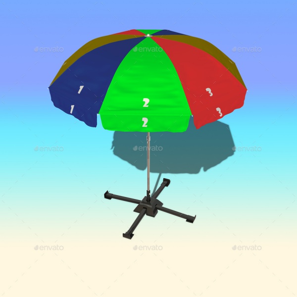 Outdoor Umbrella Mock-up