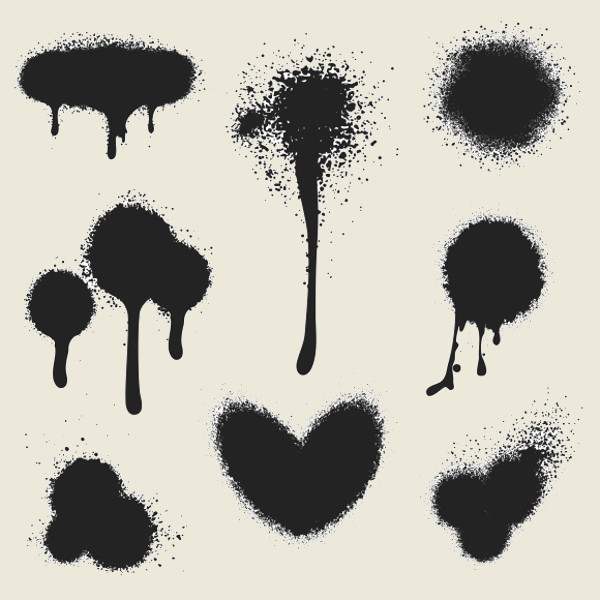 Paint Drop Vector Art