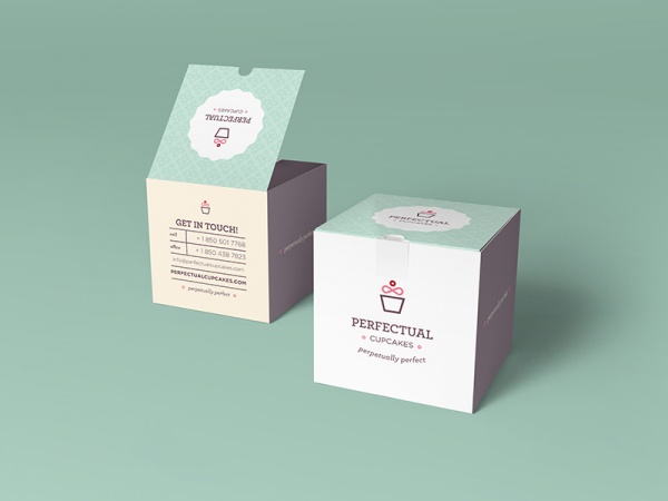 Perfectual Cupcake Packaging Design