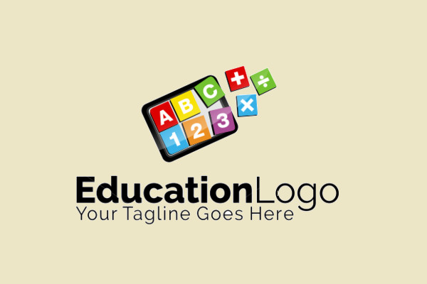Photoshop PSD Education Logo