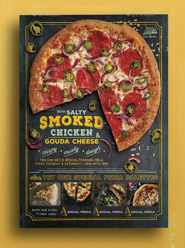 Pizza Promo Flyer Design