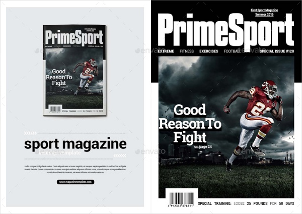 Prime Sport Magazine Template