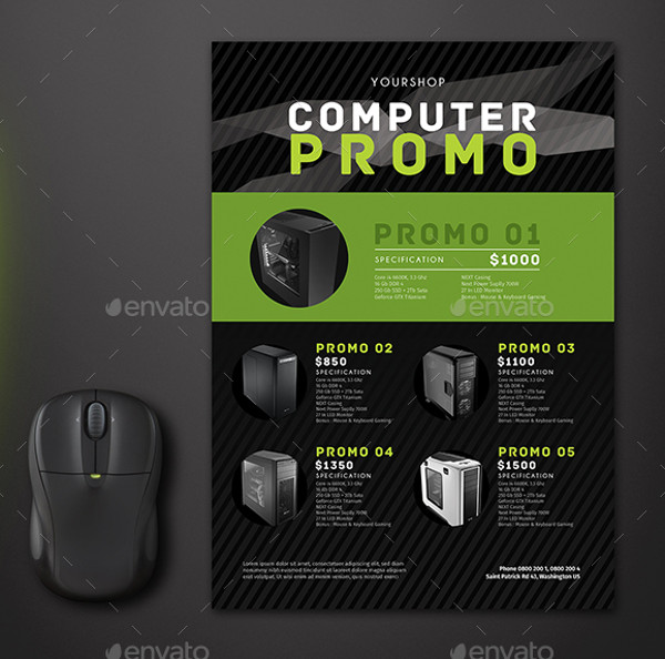 Promo Flyer Of Computer