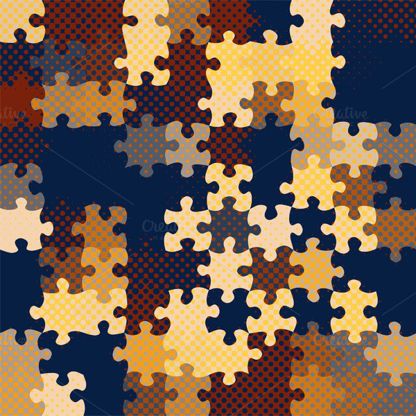 Puzzle Photoshop Pattern Template