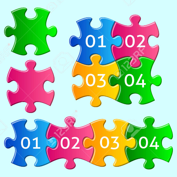 Puzzle Vector Elements