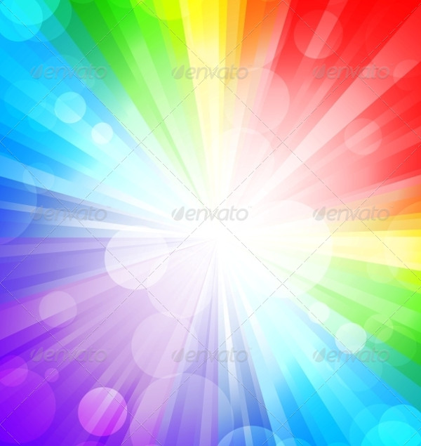 Rainbow Bubble Light Texture