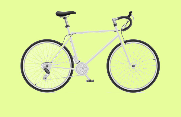 Realistic Sports Bicycle Vector