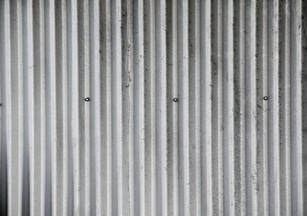Rippled Aluminum Wall Plating Texture