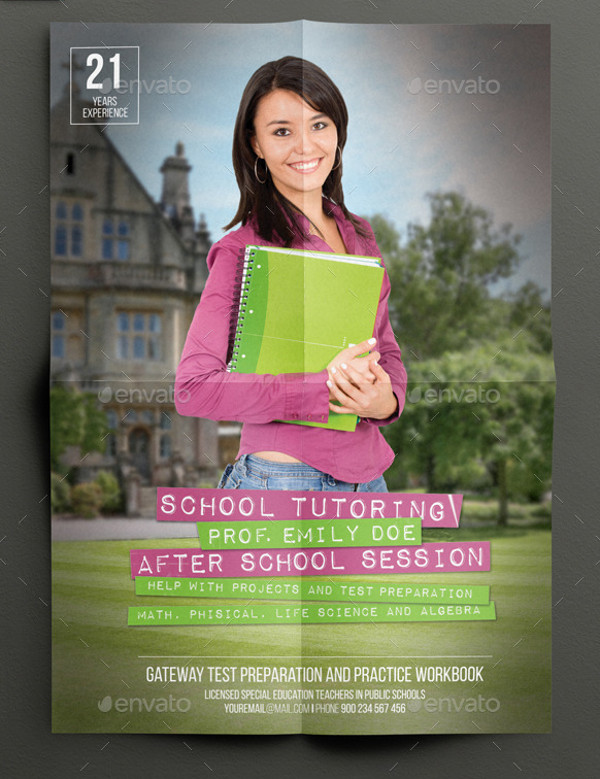 School Tutoring Flyer Template