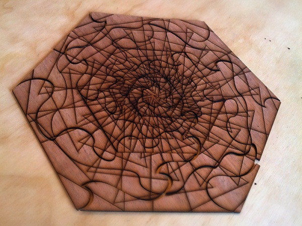 Spiral Puzzle Pattern