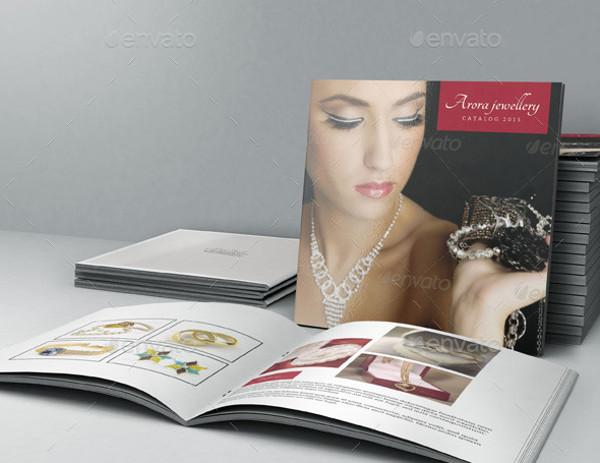 Square Bi- Fold Jewelry Brochure