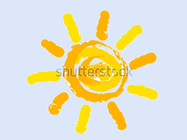 Sun Symbol Illustration Vector