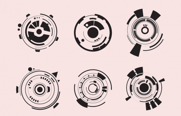 Technology Circles Vector