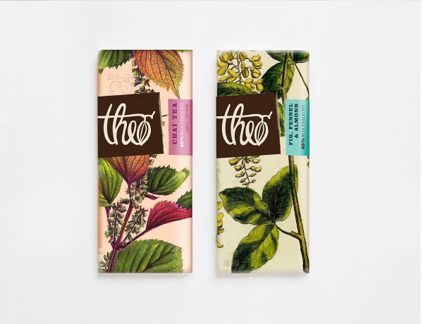 Theo Chocolate Packaging Design