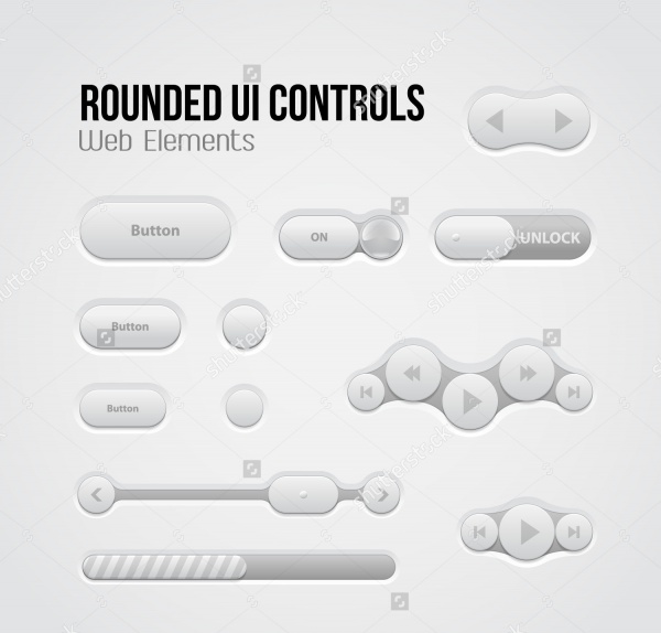 UI Transparent Buttons Pack